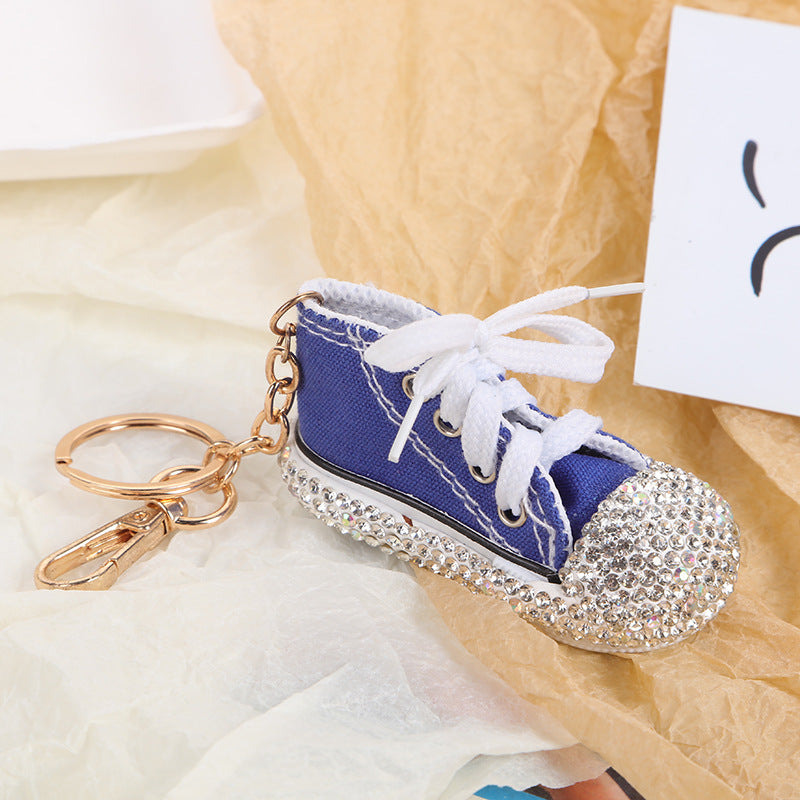 Wholesale Crystal Shoe Pendant Metal Car Key Pendant