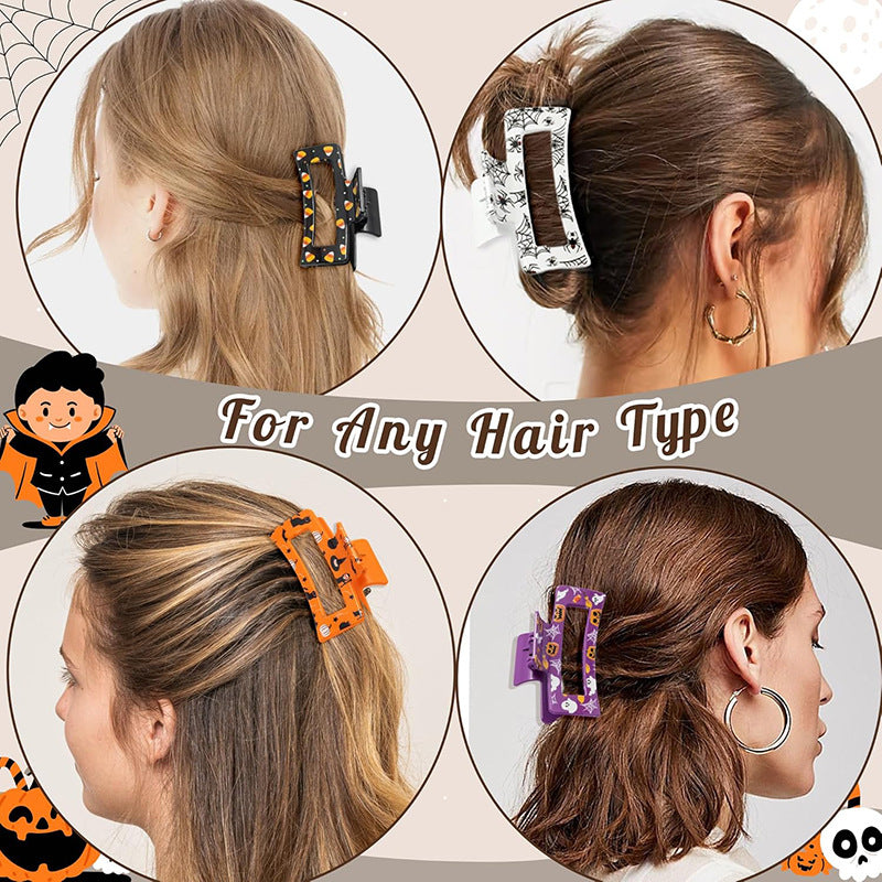 Wholesale   Web Hair Claw Clip White Stylish Hair Accessory For Everyday Styling And Boutique Resale