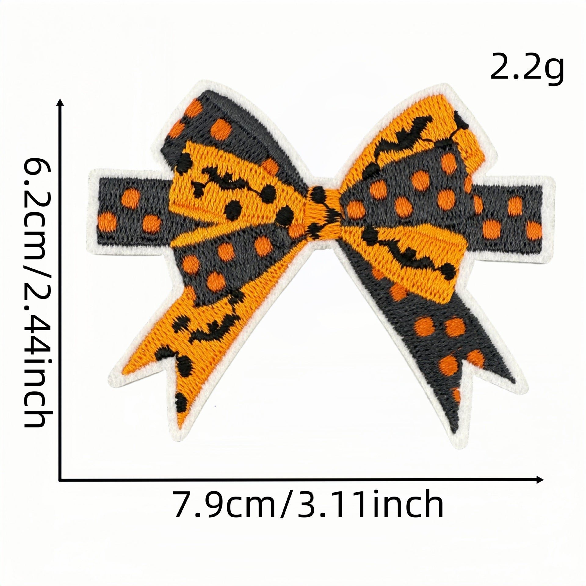 Wholesale Polyester Embroidered Bow Patch  Cartoon Design Iron On Decorative Badge For Clothing And Everyday Use