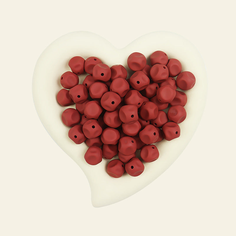 Wholesale 15mm Irregular Silicone Bead DIY Bead Pen Accessories