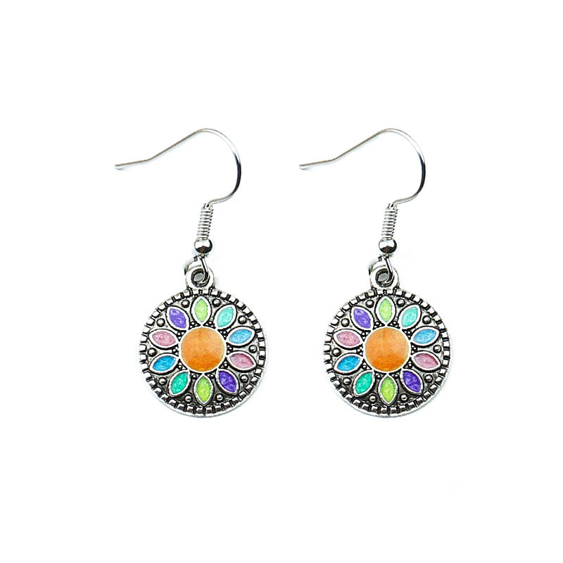 Wholesale Water Drop Alloy Set Earrings
