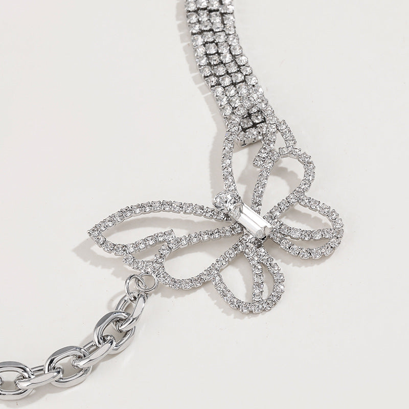 Wholesale Butterfly Necklace Clavicle Chain