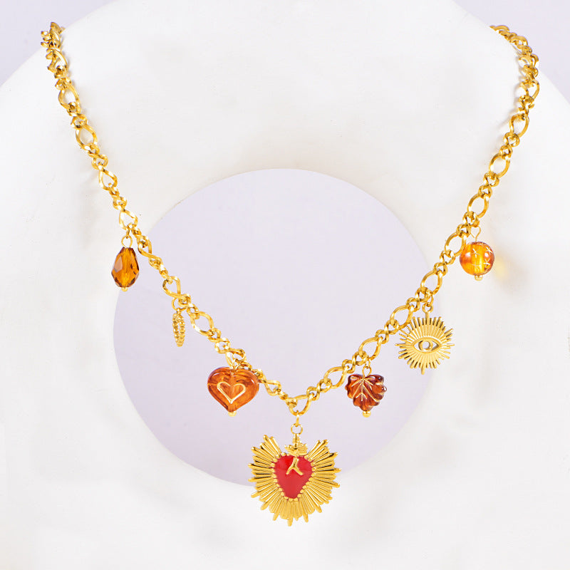 Wholesale  love temperament thick necklace