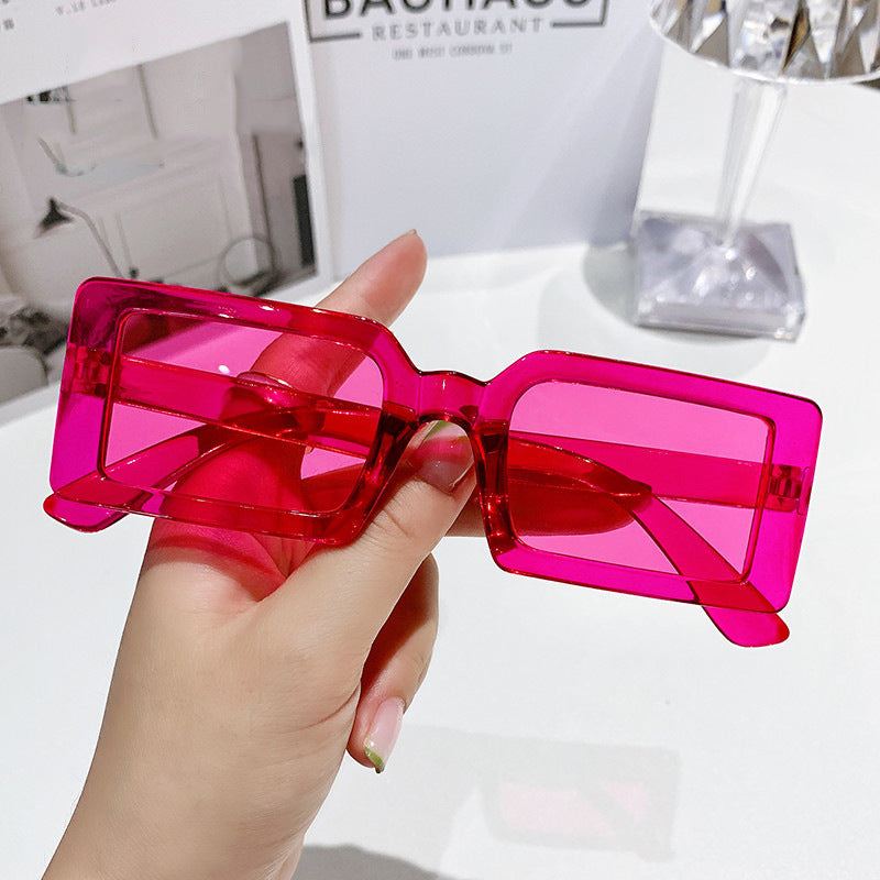 Wholesale Small Square Frame PC Sunglasses