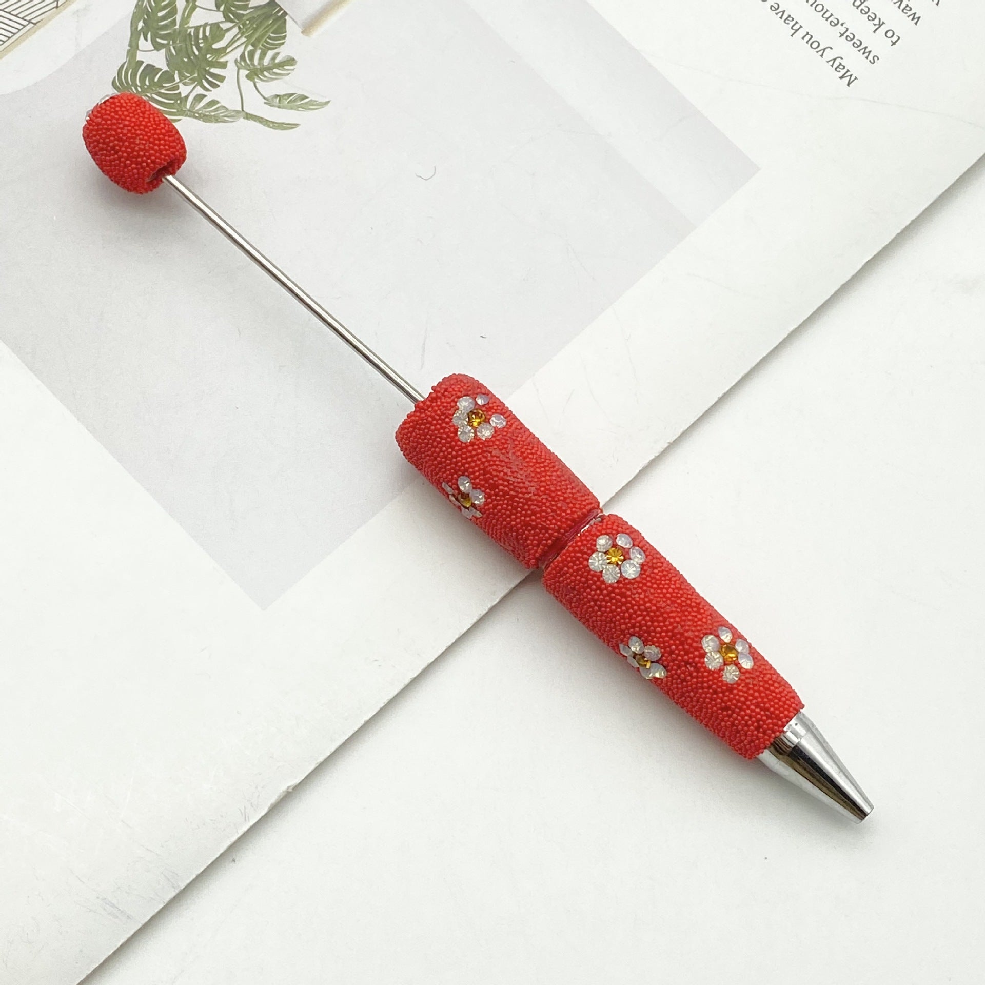 Wholesale Daisy diamond beaded pen