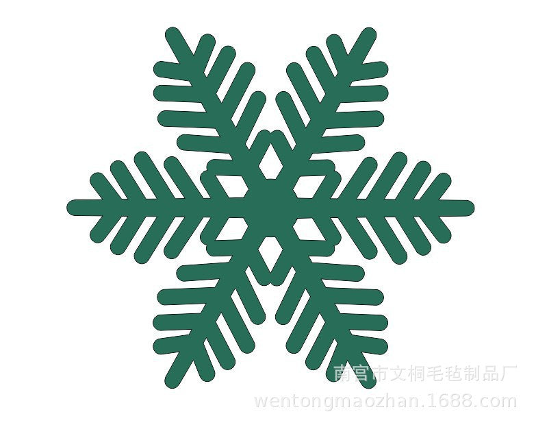 Wholesale Christmas Felt Placemats Coasters Home Dining Mats