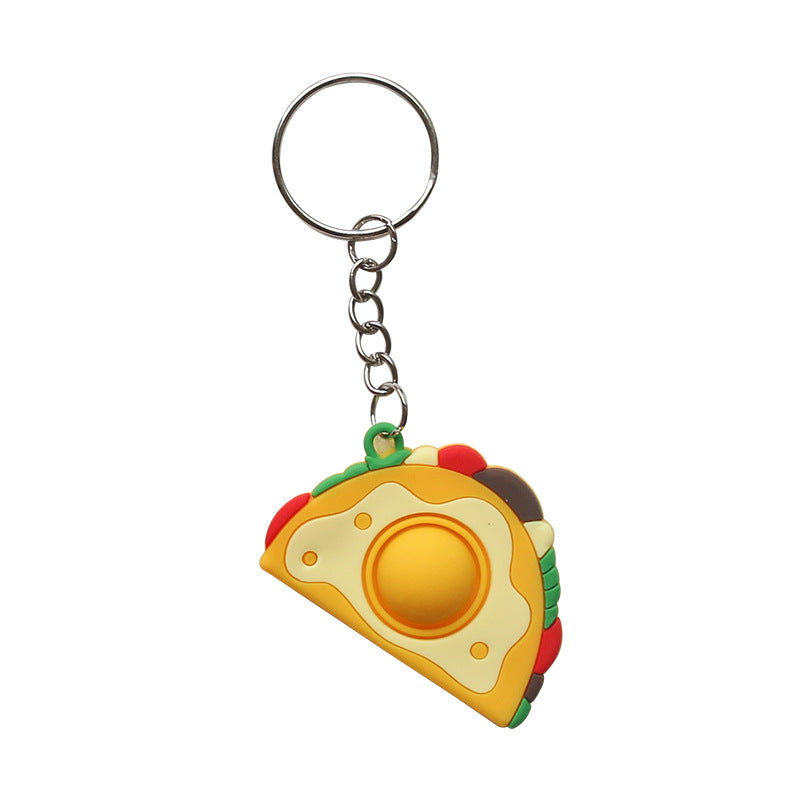 Wholesale PVC Unzip Donut Keychain