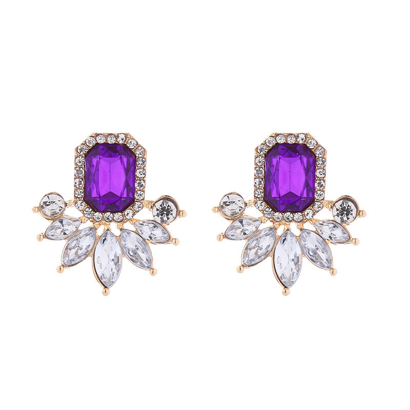 Wholesale Alloy Diamond Earrings
