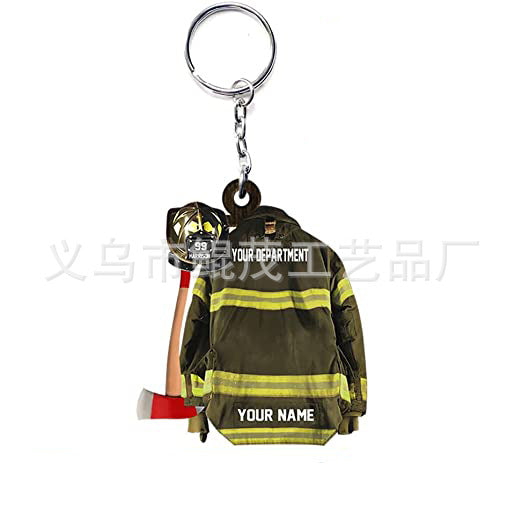 Wholesale Acrylic Uniform Keychain