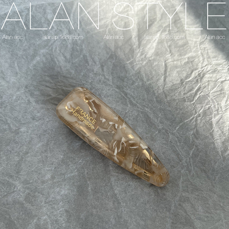 Wholesale Triangle Water Drops Small Duckbill Acetate Fiber Hair Clips