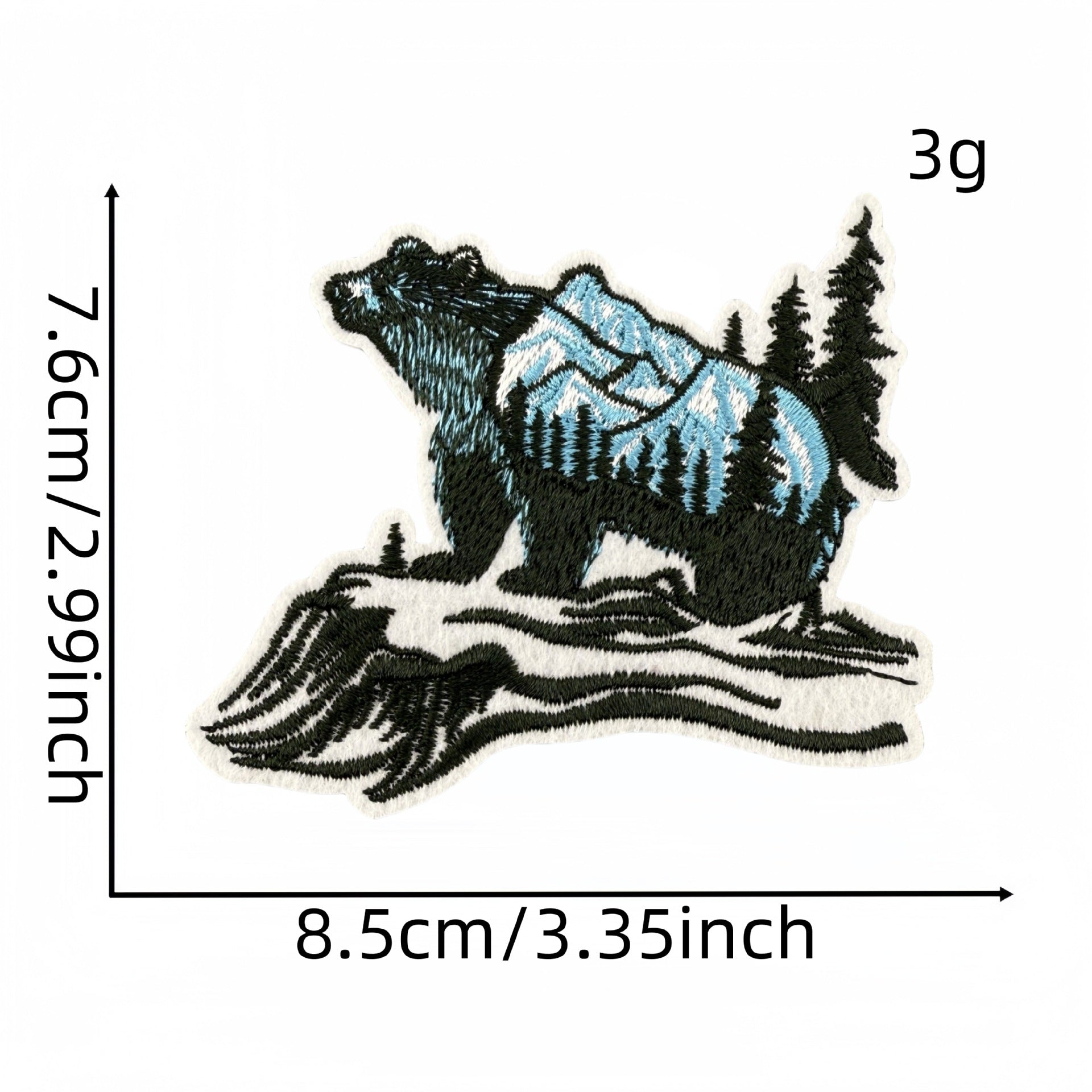 Wholesale Animal bear cloth patch embroidery patch accessories