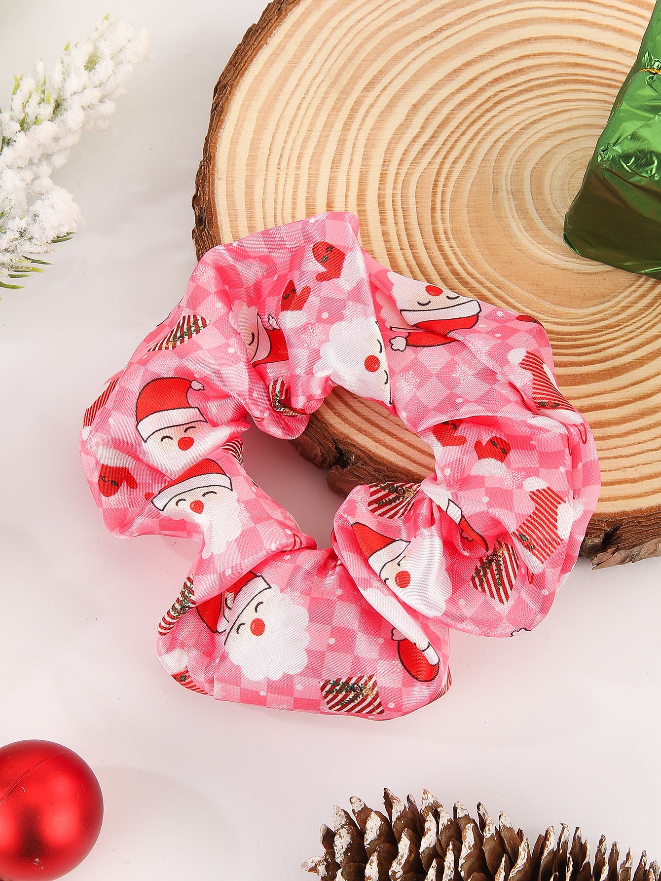 Wholesale Santa Claus Reindeer Christmas Tree Snowflake Snowman Hair Scrunchies