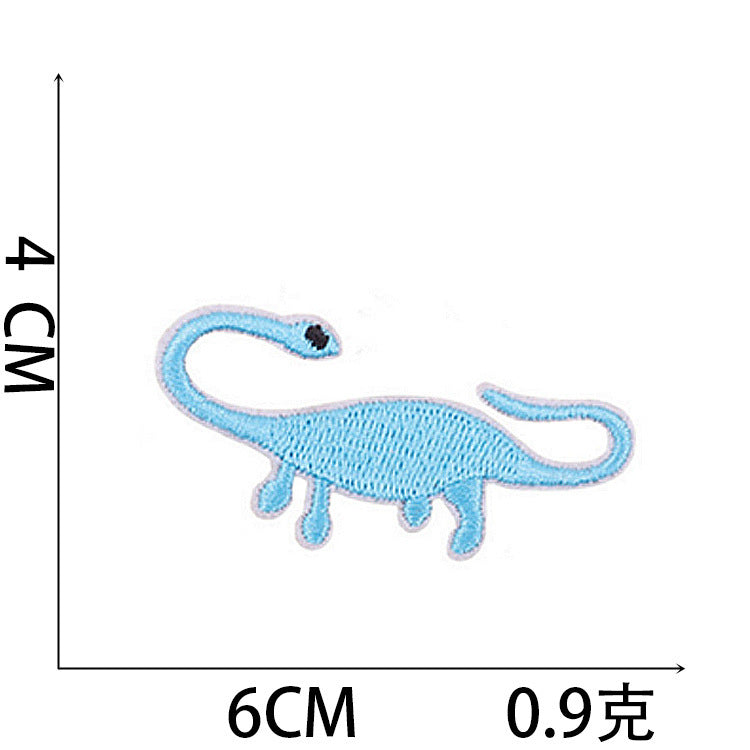 Wholesale Cute Dinosaur Embroidered Patches For Kids Clothing Iron On DIY Fashion Accessory