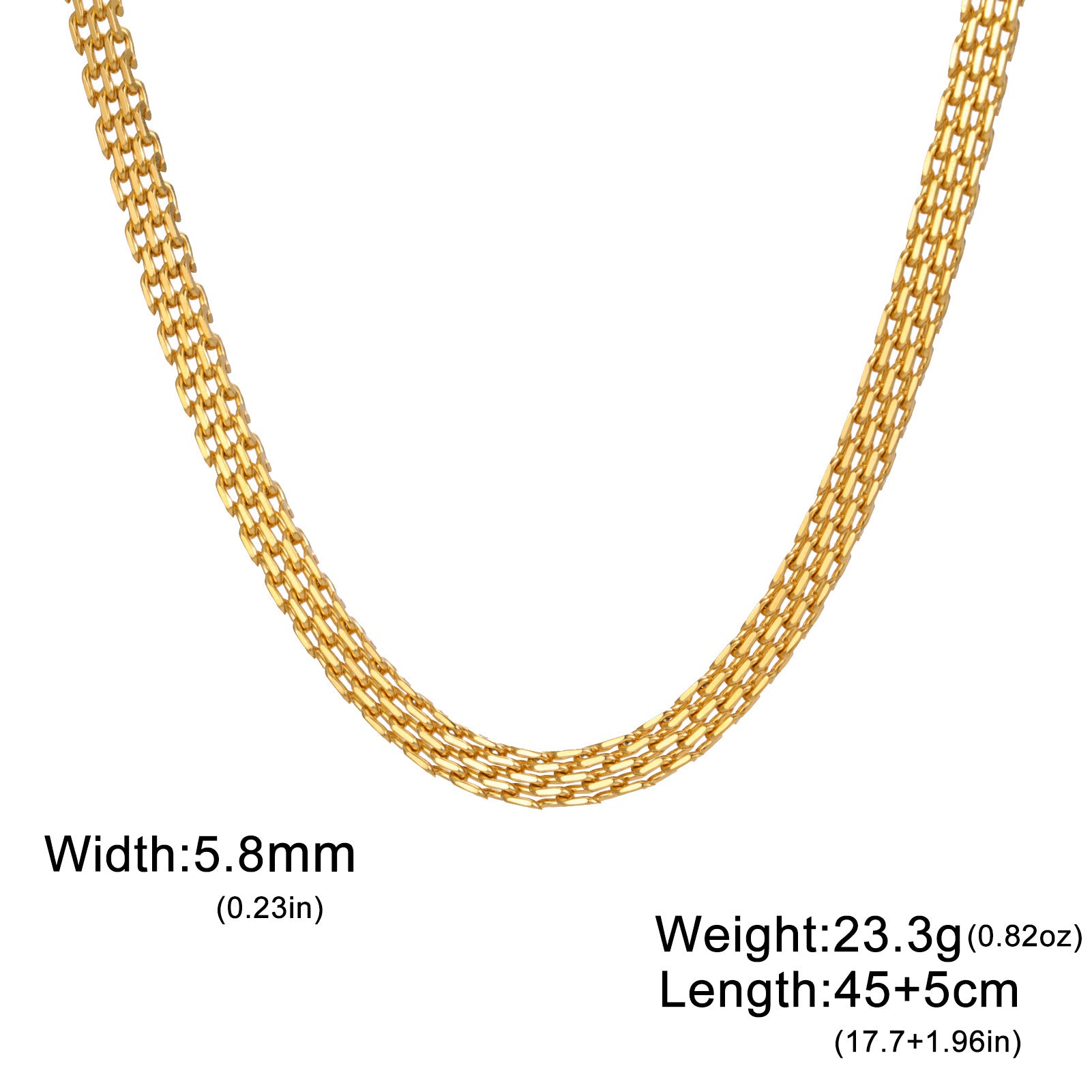 Wholesale Stainless Steel Mesh Necklace
