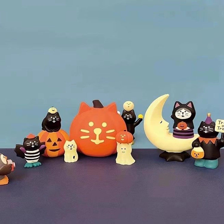 Wholesale  Cat Themed Miniature Resin Ornaments Decorative Accent for Wedding Gift