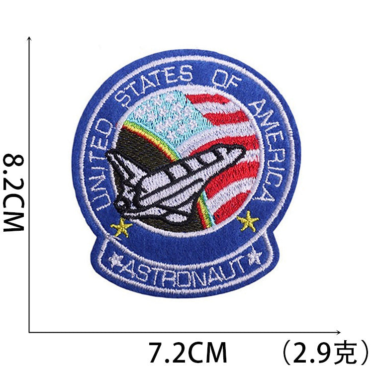 Wholesale Stylish Polyester Embroidered Astronaut Space Patch For Kids Clothing And DIY Crafts OLY Exclusive