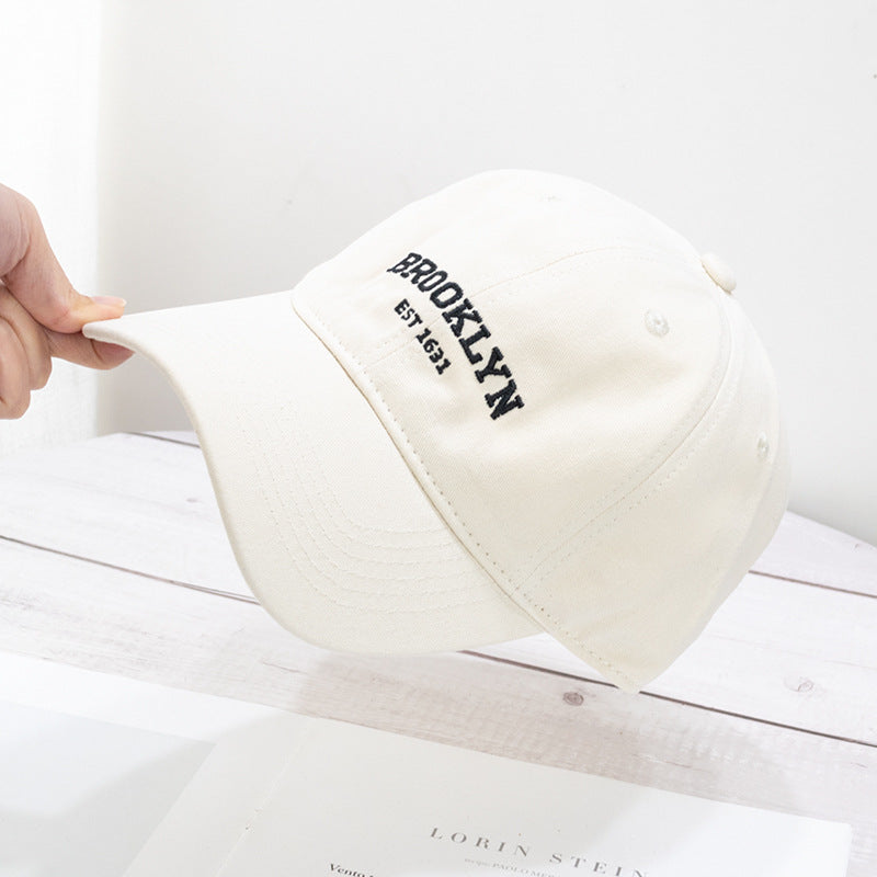 Wholesale Cotton Soft Top Vintage Embroidered Letters Baseball Cap