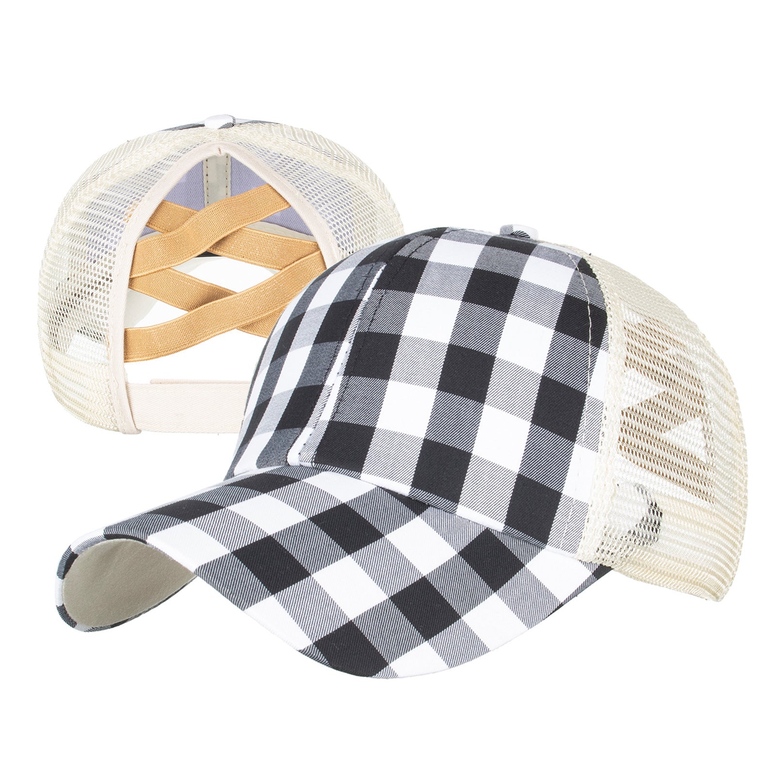 Wholesale Hot Cross ponytail hat