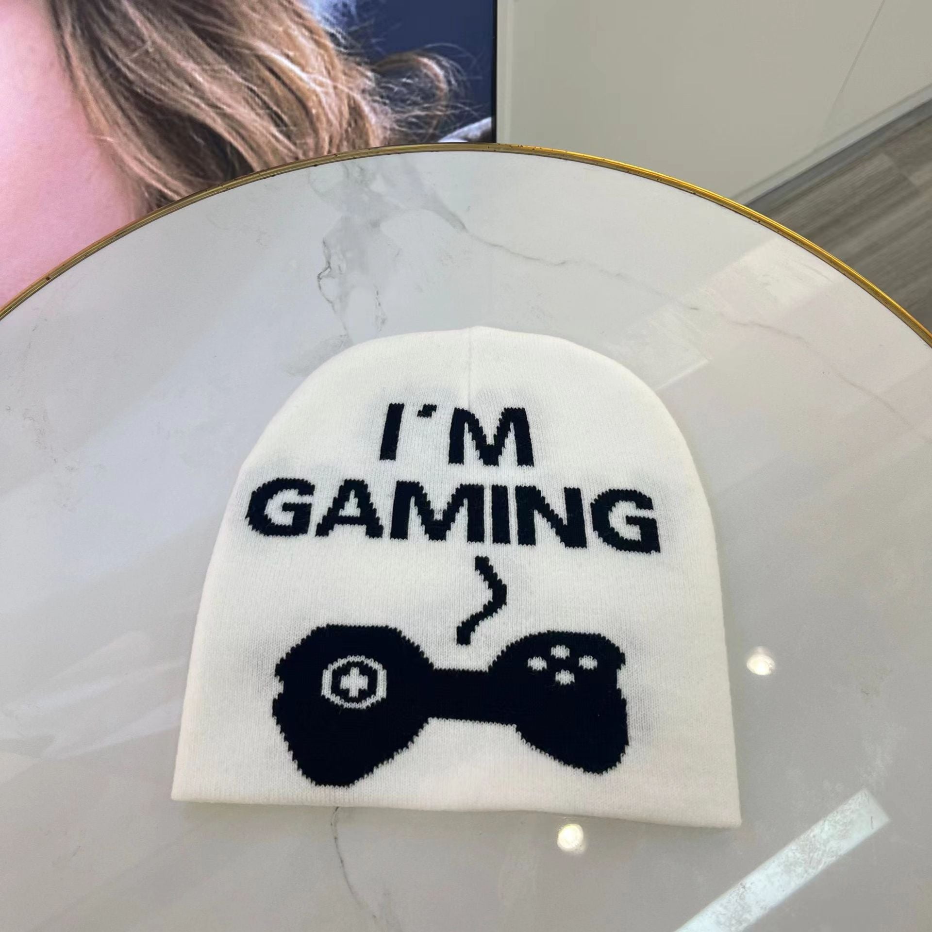 Wholesale New Autumn and Winter Letter Embroidery Vintage Acrylic Woolen Beanie