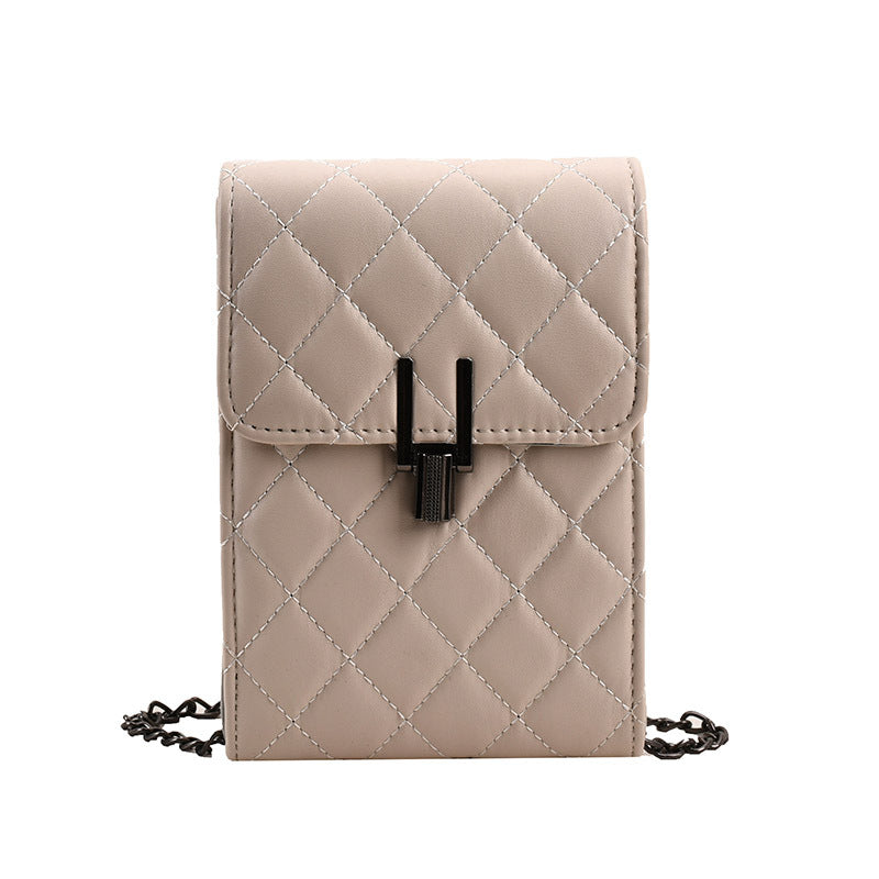 Bolsa de hombro diagonal de cadena PU al por mayor