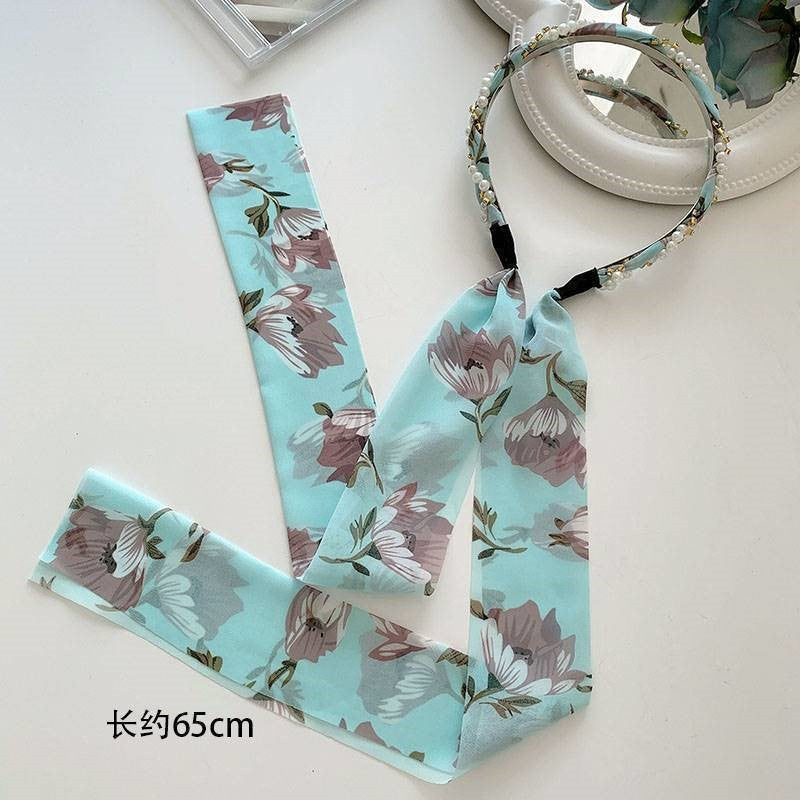 Wholesale Summer Vintage Milk Green Mixed Material Headband