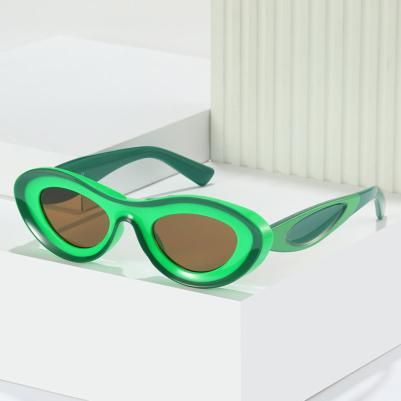 Wholesale PC Small Frame Contrasting Sunglasses