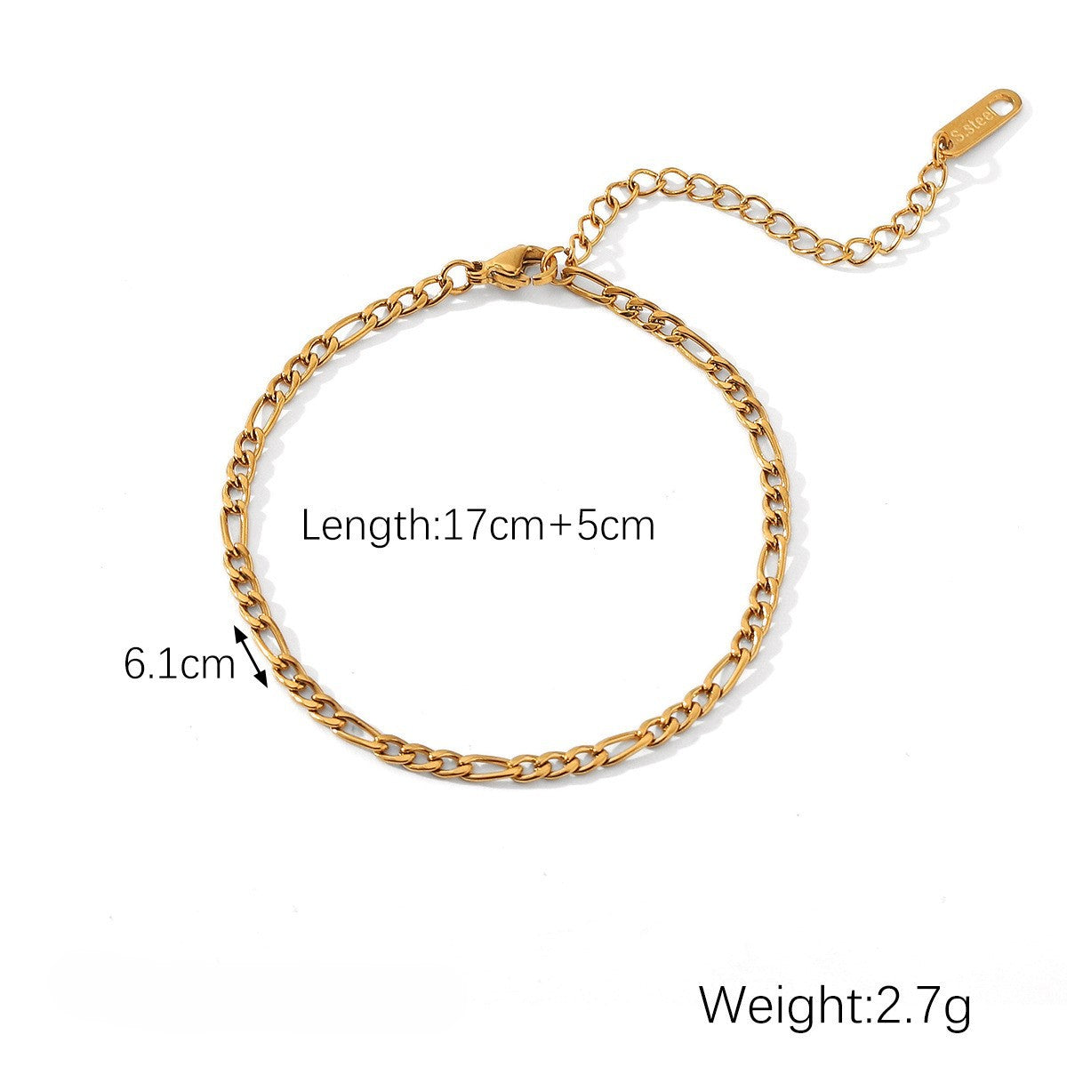 Wholesale Stainless steel geometric element men' s bracelet