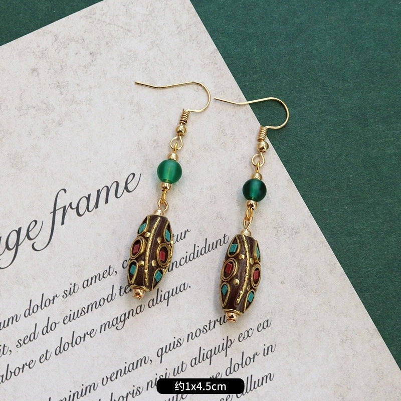 Wholesale Nepal Minimalist Alloy Earrings