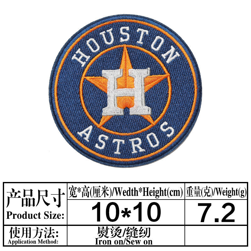 Wholesale DIY Embroidery Patch Cute Rabbit Round Badge Hat Clothes Decoration FS