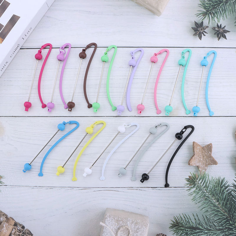 Wholesale New Diy Beaded Bookmarks Children Students Cute Book Clip Pendant Creative Love Five-pointed Star Butterfly Beaded Bookmarks