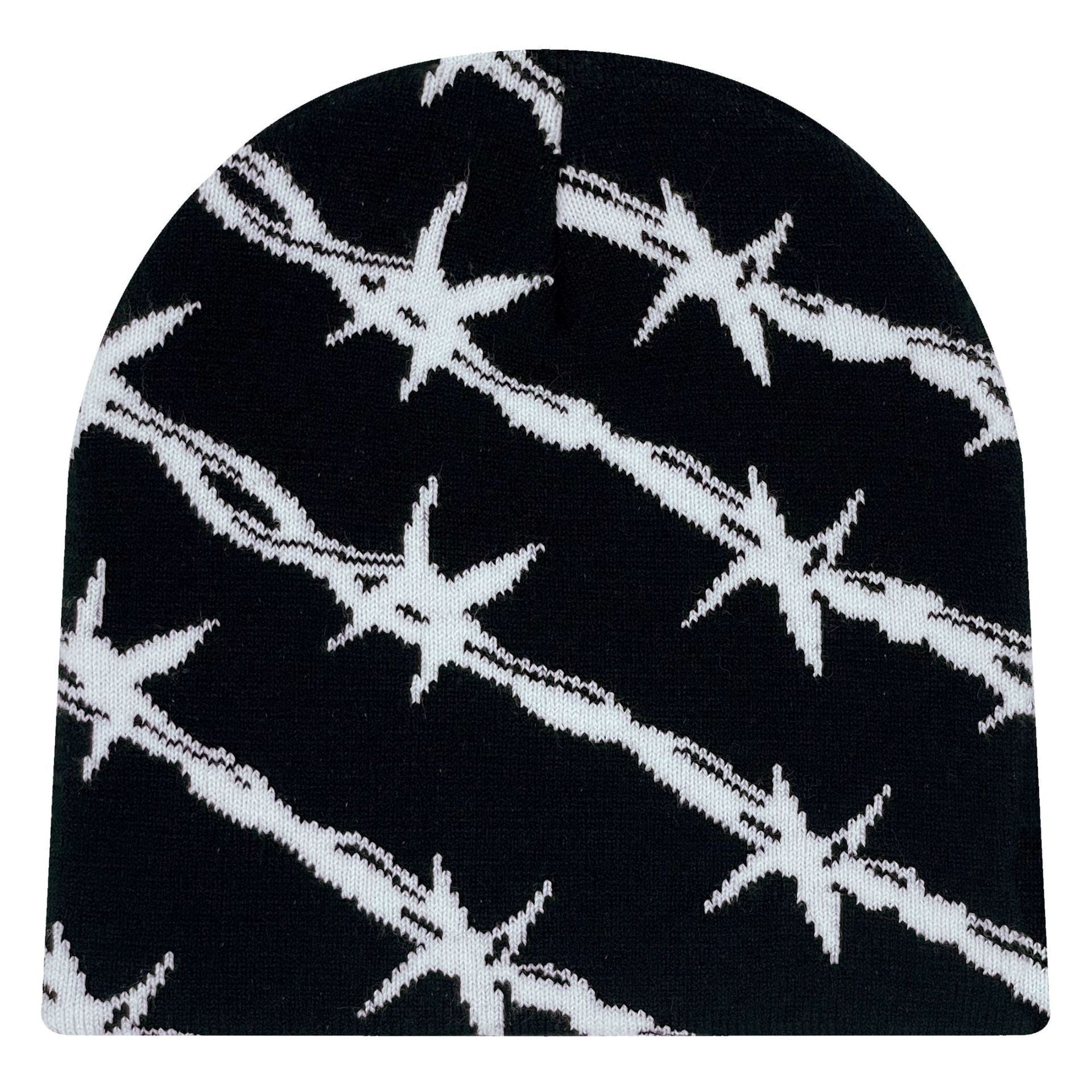 Wholesale Jacquard yarn double-layer knitting Winter Hat