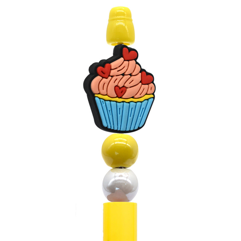 Wholesale Random 100pcs Product Donut Series Creative  Focal Beads