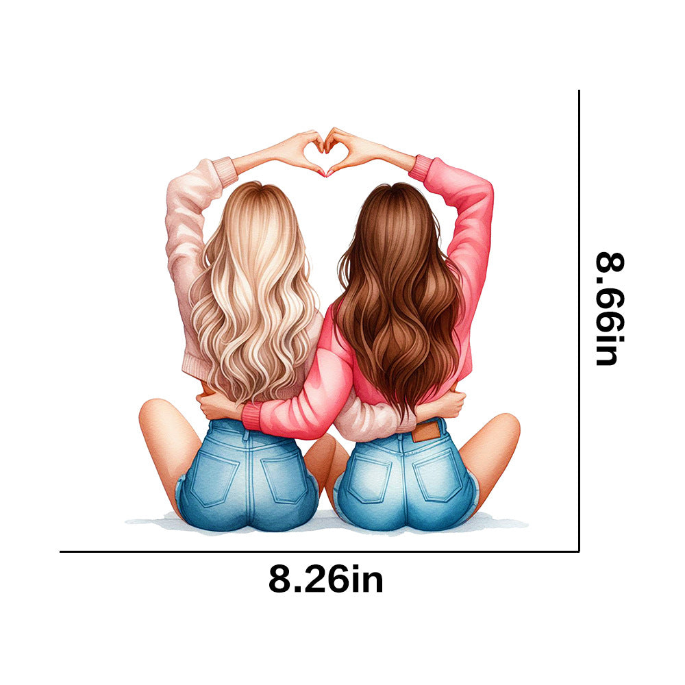 Wholesale Mother and child clothing UV DTF Ready to Press Transfers Wraps