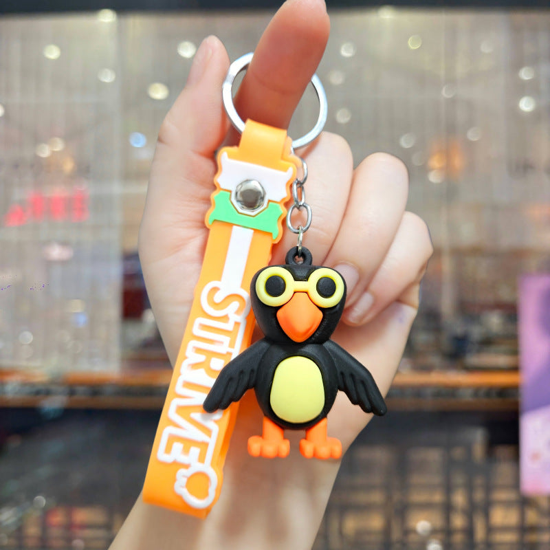 Wholesale Cute cartoon diverse animal Cute Keychain OLY Exclusive