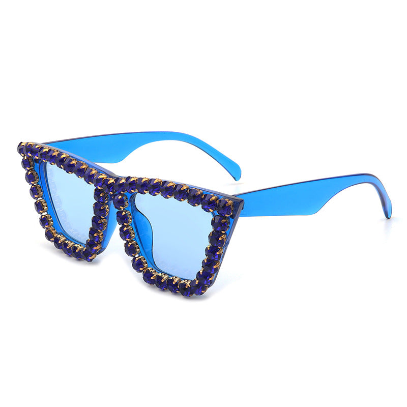 Wholesale Rhinestone Box PC Sunglasses