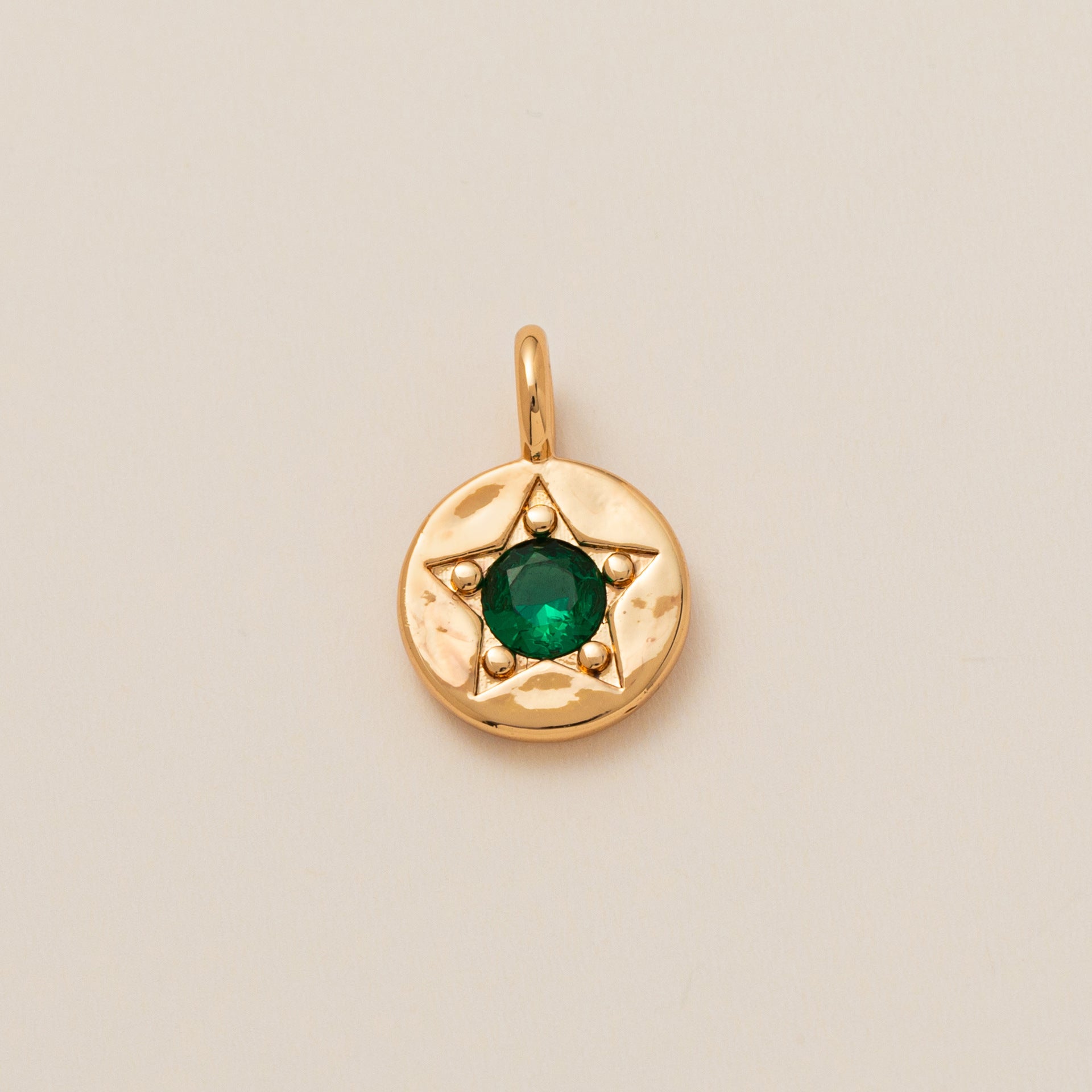 Wholesale Copper Five Pointed Star Zircon Pendant Colorful Birthstone Charm For DIY Necklace Fashion Accessory Gift