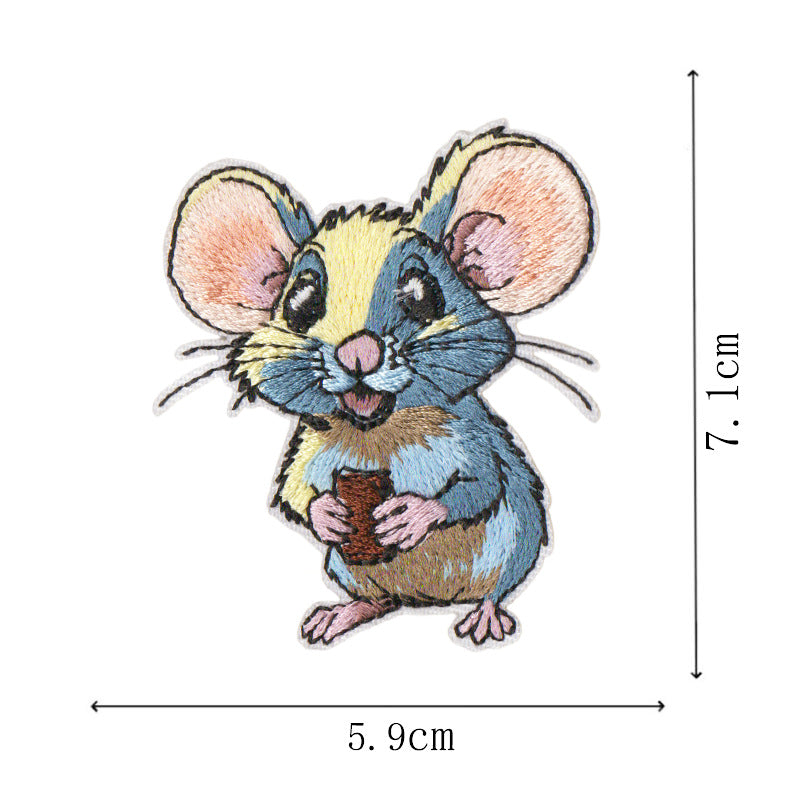 Wholesale Kidsren' s Cartoon Animation Animal Cloth DIY Patches