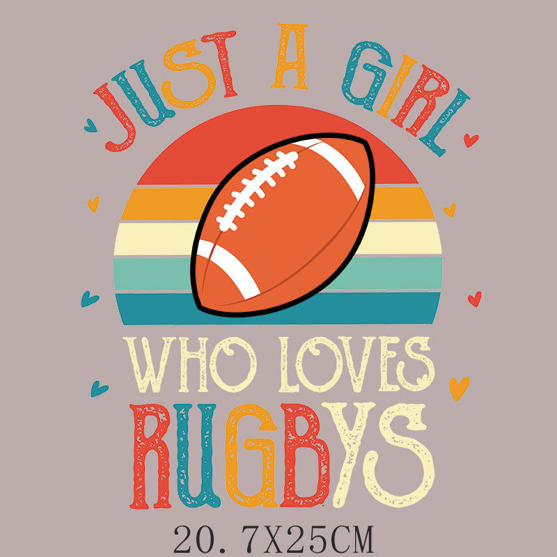 Wholesale rugby heat transfer   UV DTF Ready to Press Transfers Wraps