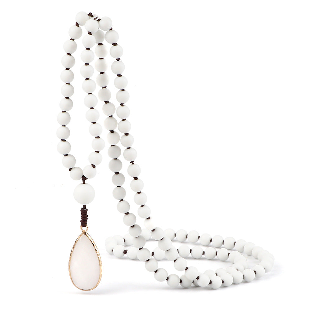 Wholesale 108 Buddha Beads Multi-circle Layer Beads Stone Pendant Bracelet