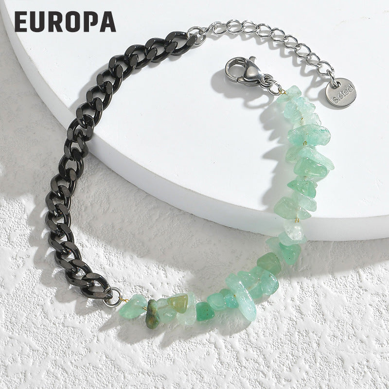 Wholesale Titanium Steel Gravel Bracelet