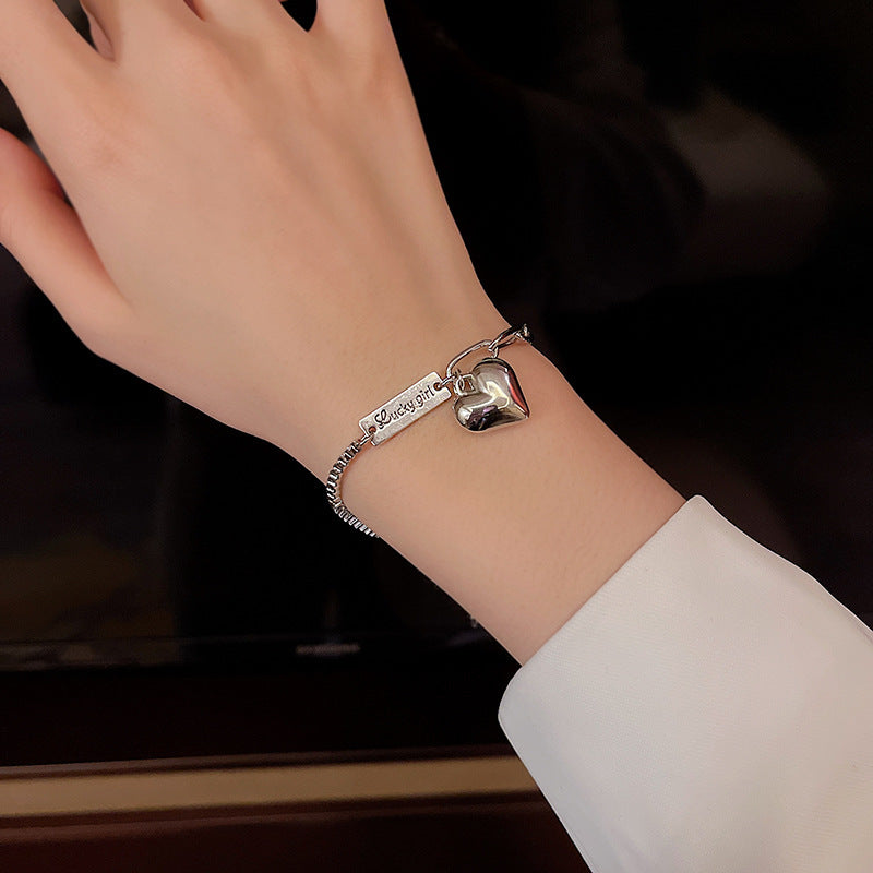 Wholesale Love Letter Titanium Steel Bracelet