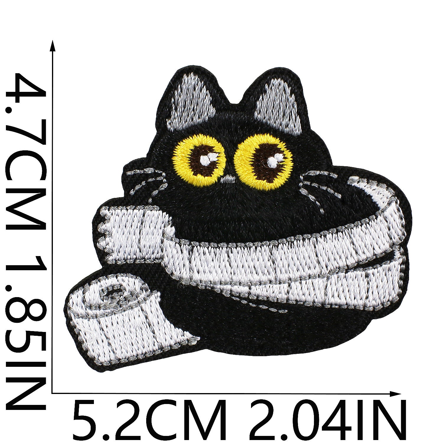 Wholesale Black Cat Series Embroidered Applique  DIY Patches
