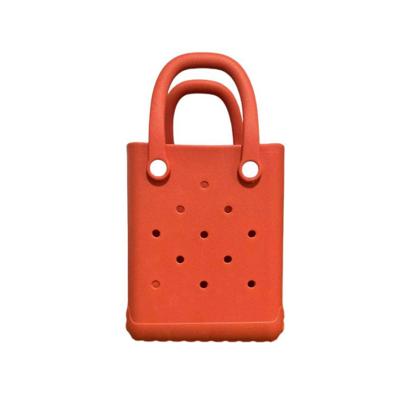 Wholesale Jelly Beach Flower Simple Hole Bag