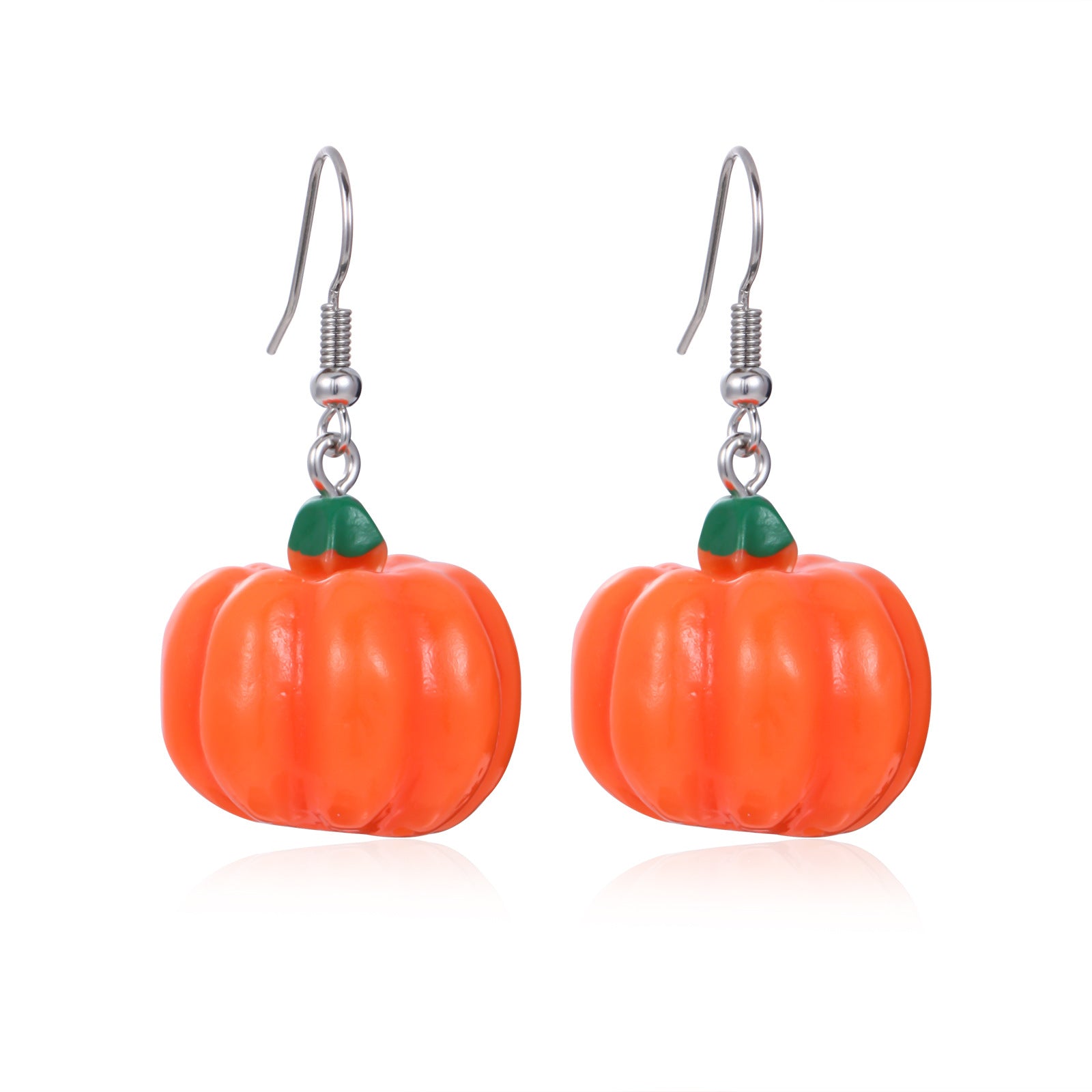 Wholesale  Skull Pumpkin Earrings Silver Tone Zinc Alloy Rhinestone Jewelry Party Wear For Women