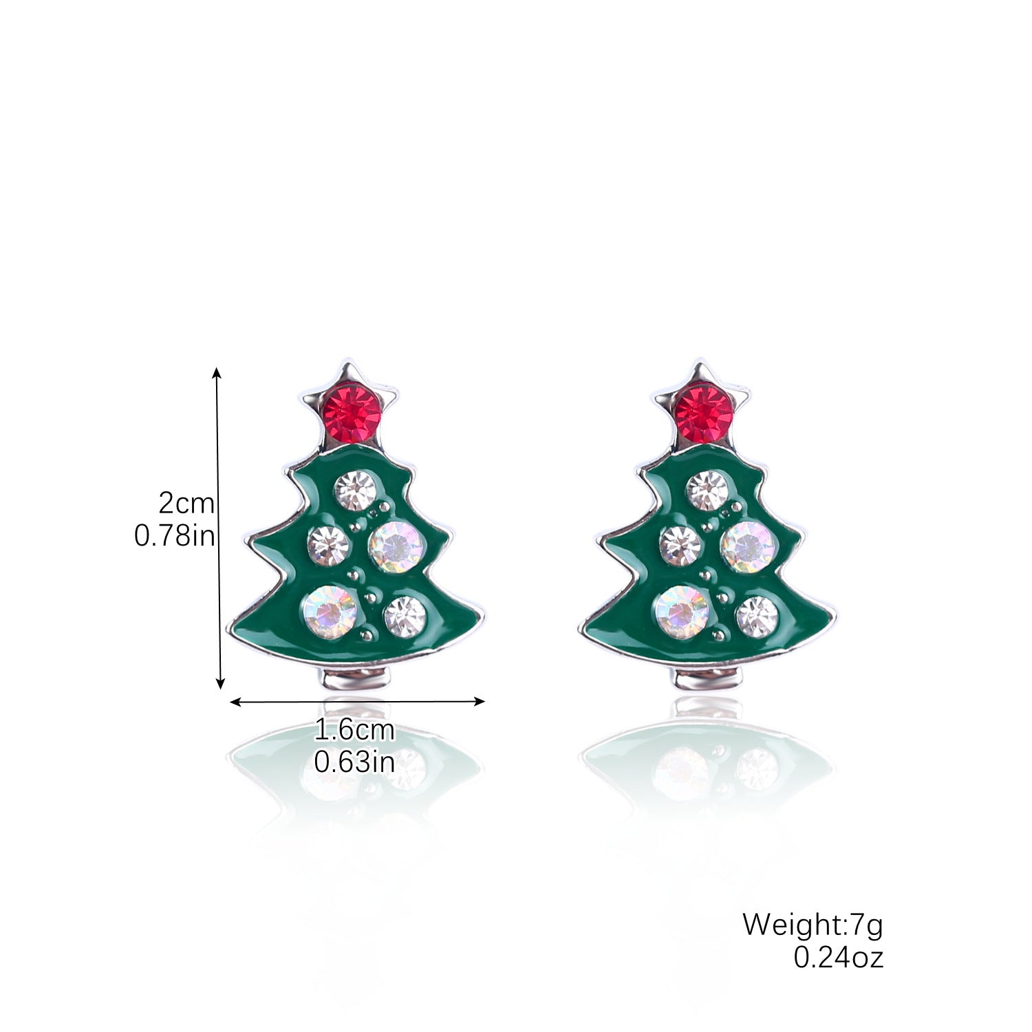 Wholesale Christmas Tree Snowflake Bell Earrings Earrings Set