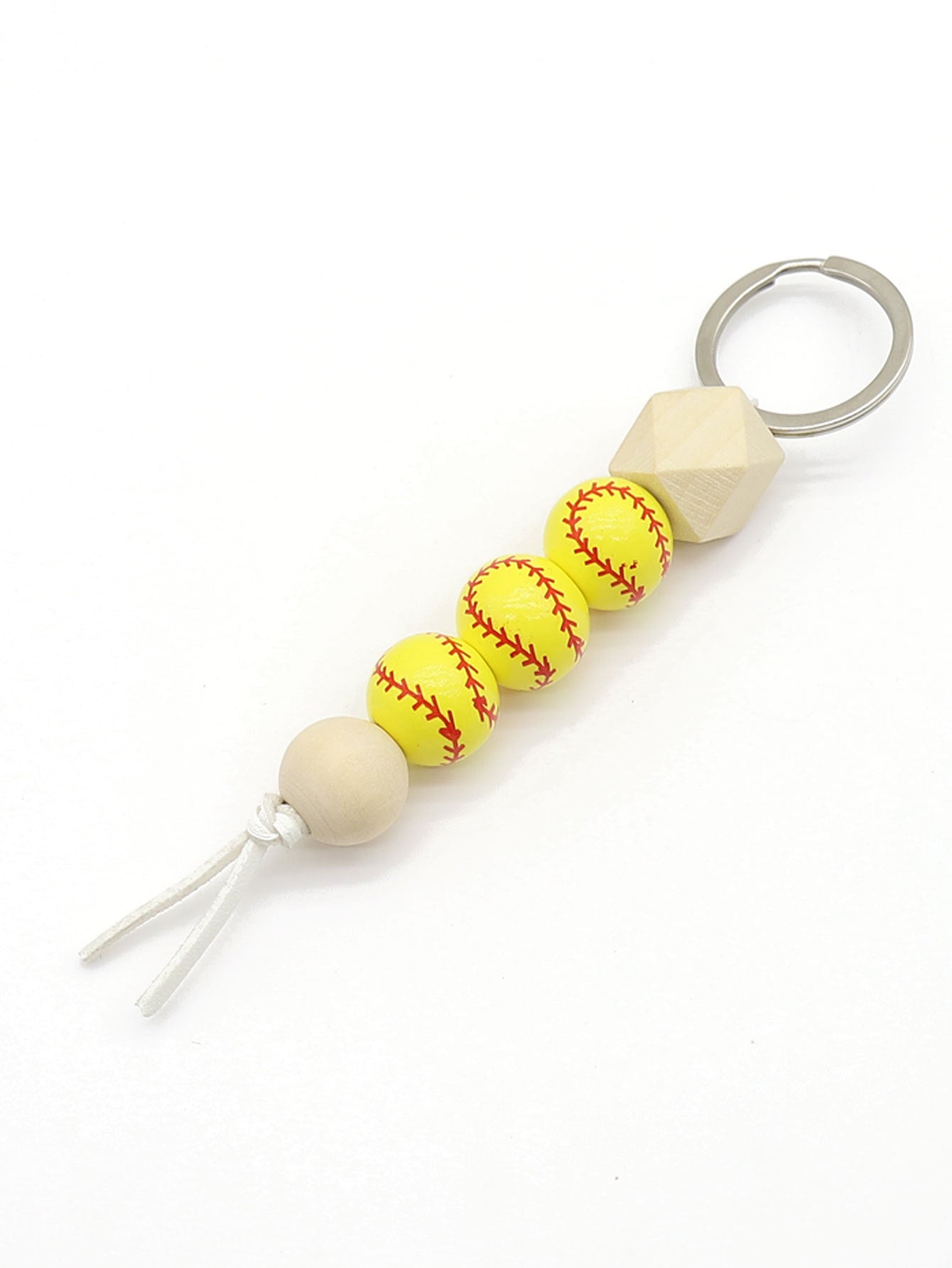Wholesale Basketball Baseball Creative Wood Keychain