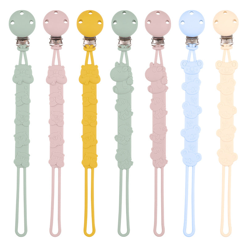 Caqueta de chupete de pachuier de silicona de silicona para bebés de 10 piezas al por mayor