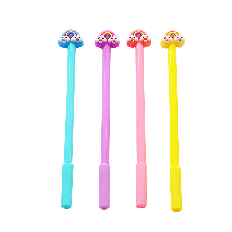 Wholesale Plastic Cartoon Rainbow Cloud Ballpoint Pen
