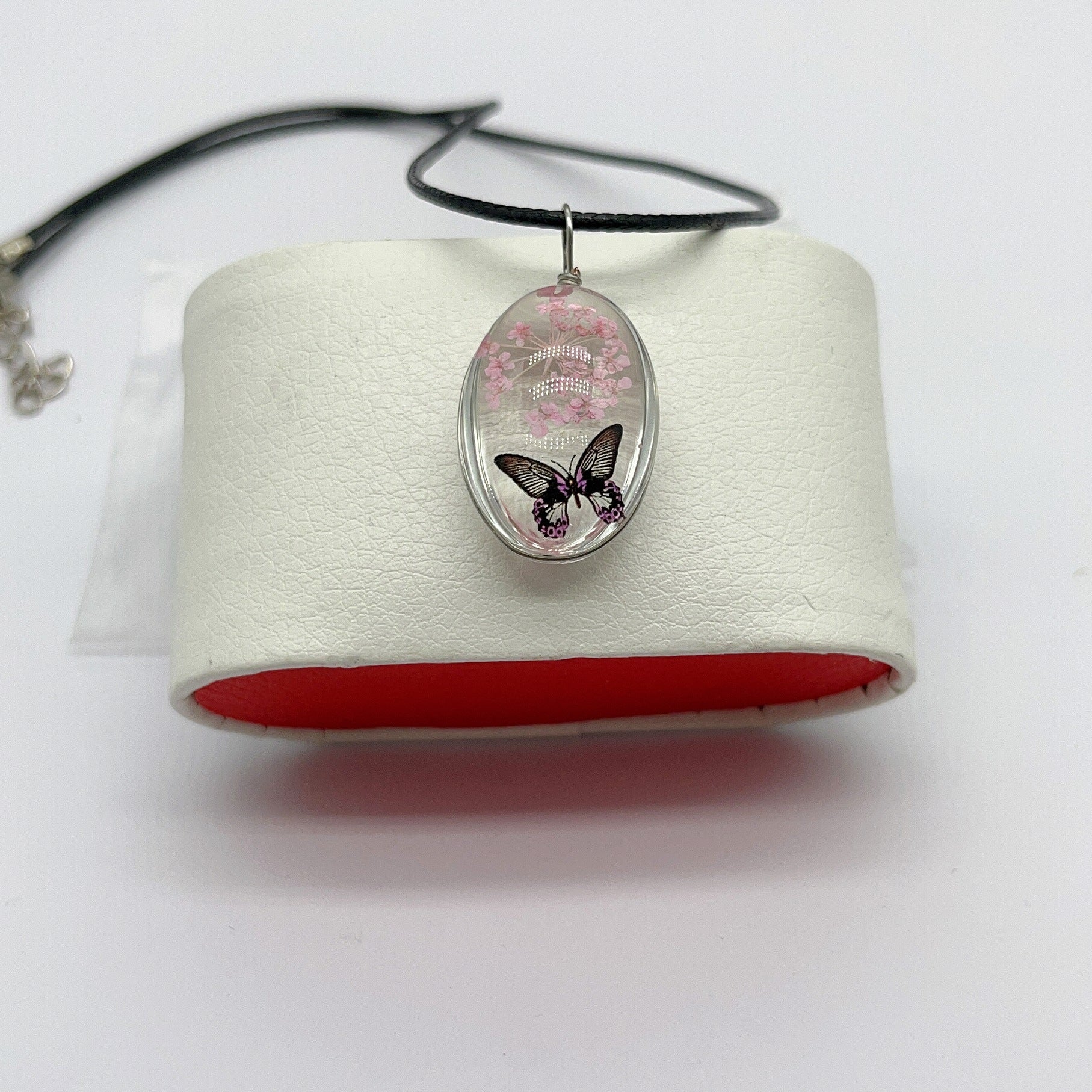 Wholesale Gypsophila Dry Flower Necklace Life Tree Plant Necklace