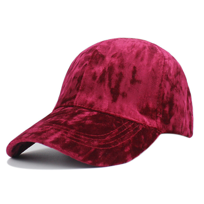 Wholesale Solid Color Suede Autumn/winter Sunshade Outdoor Candy Color Hip-hop Baseball Cap